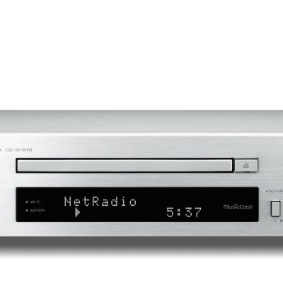 Yamaha Compact Disc Player CD-NT670 Silver with MusicCast App Control