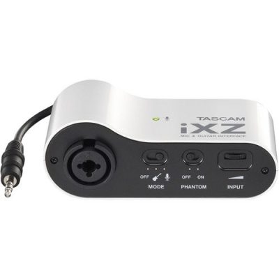 Tascam iXZ Mic & Instrument Interface with Phantom Power for iOS Devices