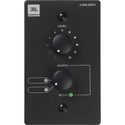 JBL Professional CSR-2SV Wall-Mounted Remote Control for CSM Mixers Black 1000ft Range