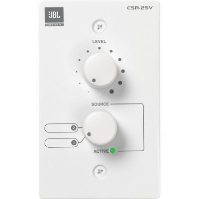 JBL Professional CSR-2SV White Wall-Mounted Remote Control for CSM Mixers