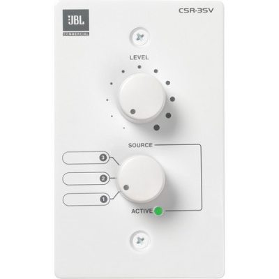 JBL Professional CSR-3SV Wall-Mounted Remote Control for CSM Mixers - White