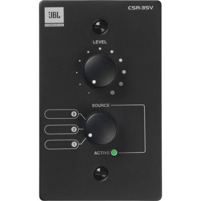 JBL Professional CSR-3SV Wall-Mounted Remote Control for CSM Mixers - Black