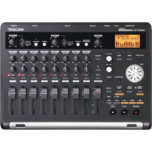 Tascam Digital Portastudio DP-03SD 8-Track Recorder with Built-In Mics - Image 2