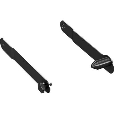 Turbosound Steel Extension Bracket for NuQ102 Loudspeaker, Black Powder Coat