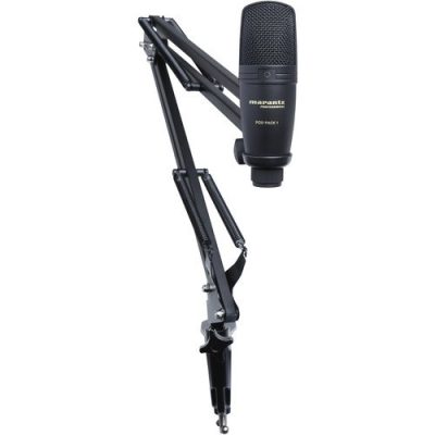 Marantz Professional USB Condenser Microphone Pod Pack 1 with Cardioid Pattern and Boom Arm