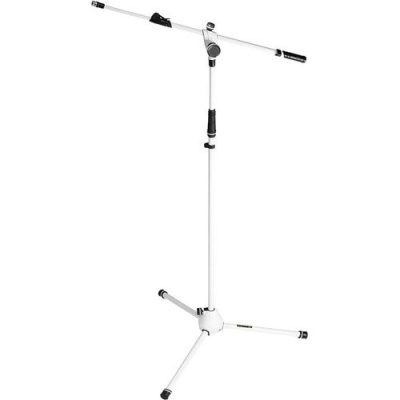 Gravity Microphone Stand GMS4322W with Telescoping Boom 38.6", White