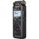 Tascam DR-05X Portable Audio Recorder with Stereo Mic, 96 kHz/24-bit (Black)