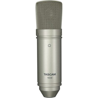 Tascam Condenser Microphone TM-80 Cardioid 0.7in Diaphragm for Studio Recording