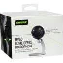 Shure USB Microphone MV5C-USB Cardioid for Home Office VoIP Conferencing