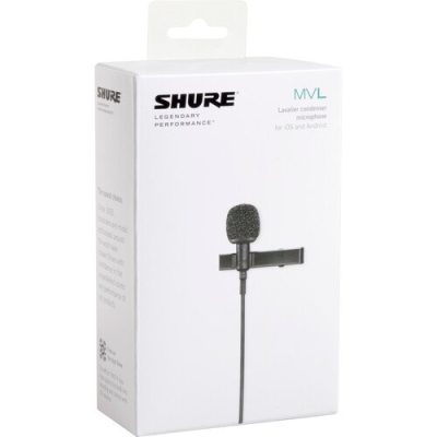 Shure MOTIV MVL Lavalier Microphone 3.5mm TRRS for Mobile Recording