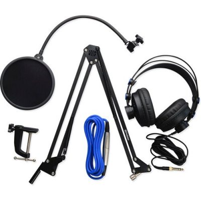 PreSonus Broadcast Accessory Pack with Boom Arm and Pop Filter - Black