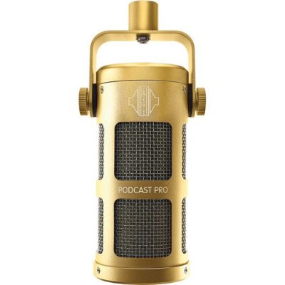 Sontronics Dynamic Microphone Podcast Pro Gold Supercardioid for Podcasting