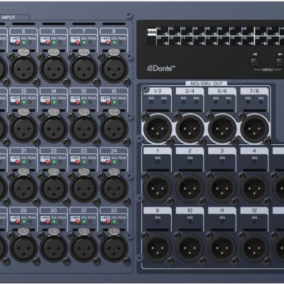 Yamaha Stage Box Rio3224-D2 with 32 Mic Preamps and Dante Networking
