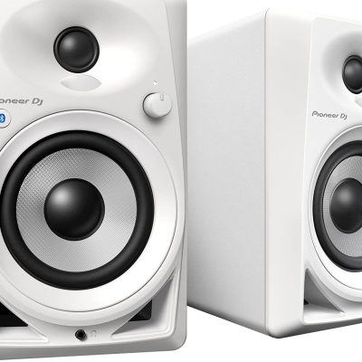 Pioneer DJ DM-40BT Bluetooth DJ Monitors 4-Inch Woofer - White