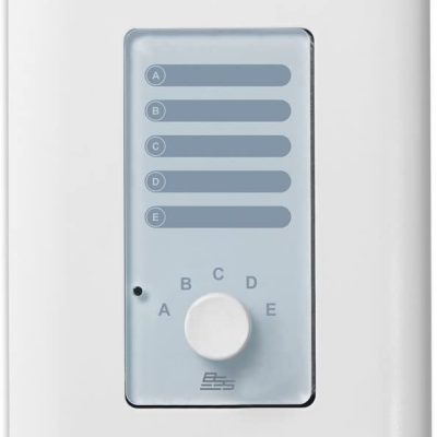 BSS Audio AC-5S Analog Wall Controller 5-Source - White