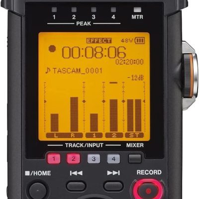 Tascam Portable Audio Recorder DR-44WL with Wi-Fi and 4-Track Recording