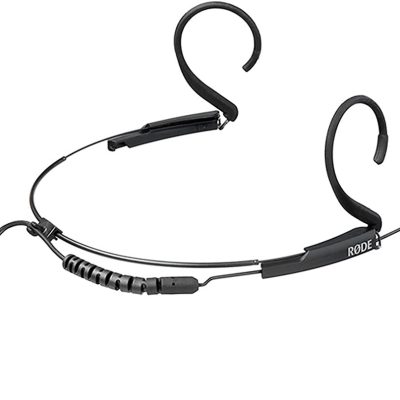 Rode HS2 Lightweight Headset Microphone, Omnidirectional, Small, Black