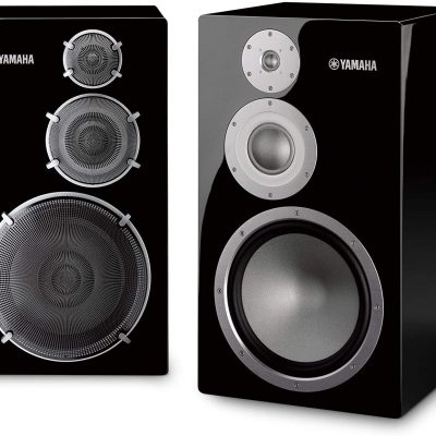 Yamaha 3-Way Bookshelf Speaker NS-5000 Right Glossy Black Piano Finish