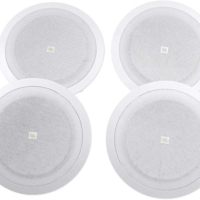 JBL Professional 8-inch In-Ceiling Speaker 8128 High-Fidelity 97 dB (4-Pack)