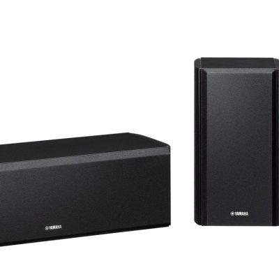 Yamaha NSP160 Black 2-Way Center and Surround Speakers Package with 8cm Cones