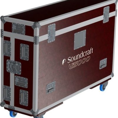 Soundcraft Vi5000 Digital Mixing Console with Dual Monitor Mount and 4U Rack Space Flight Case