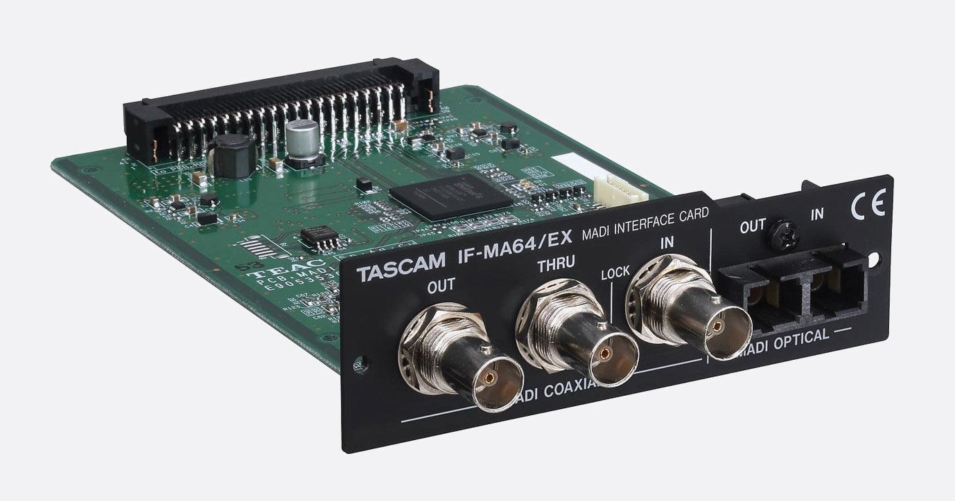 Tascam IF-MA64/EX 64-Channel MADI Interface Card for DA-6400 Recorder