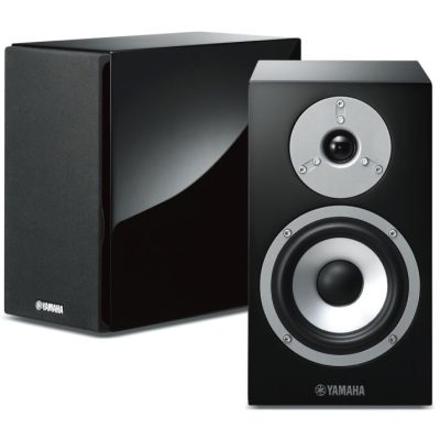 Yamaha NS-BP401 Speakers with Piano Black Finish and Pure Aluminium Woofer