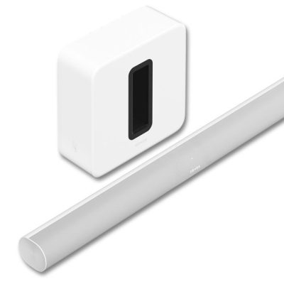 Sonos Arc and Sub Surround Set with Dolby Atmos - White