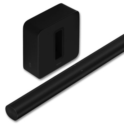 Sonos Arc and Sub Surround Set with Dolby Atmos 3D Sound - Black