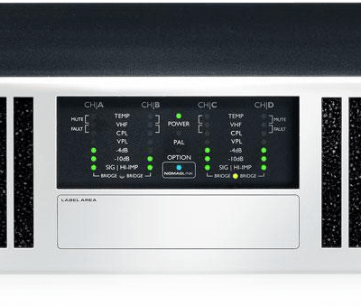 Lab Gruppen C 48:4 4800W 4-Channel Amplifier with 1200W per Channel and NomadLink Monitoring