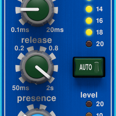 Midas Compressor Limiter 522 V2 with Dynamic Presence Control for Studio and Live