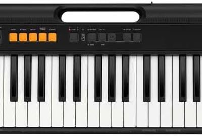 Casio CT-S100 Digital Keyboard Black 61 Keys with ADE95100 Adapter