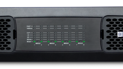 Crown DCI 600DA 600W 8-Channel Power Amplifier with Dante AES67