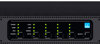 Lab Gruppen D 10:4L 1000W 4-Channel Amplifier with Lake DSP and Dante Networking