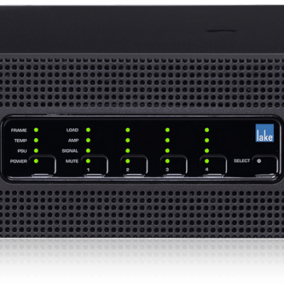 Lab Gruppen D 200:4L 20000W 4-Channel Amplifier with Lake DSP and Dante Networking