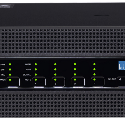 Lab Gruppen D 80:4L Amplifier - 8000W, 4 Channels, Lake DSP, Dante Networking