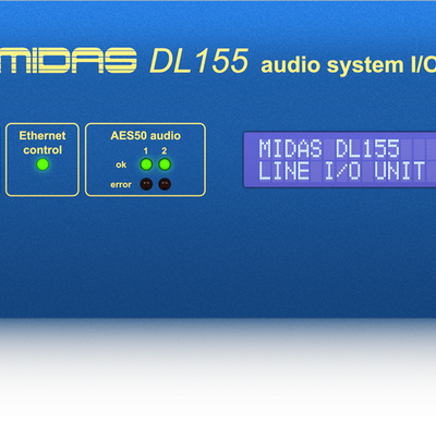 Midas DL155 Stage Box - 8 Mic Preamps, 16 I/O, AES3 Interface