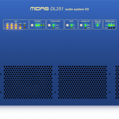 Midas DL251 Stage Box, 48 Mic Inputs, 16 Outputs, Award-Winning Preamps