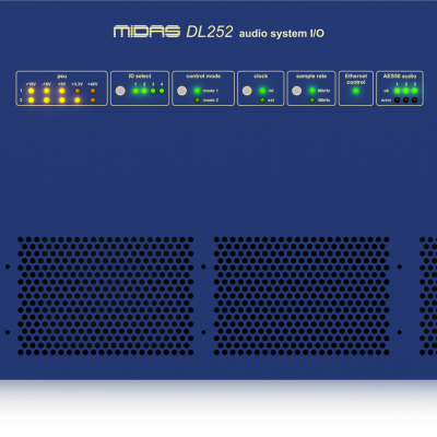 Midas DL252 Stage Box with 16 Mic Preamps and 48 Outputs for Live Sound