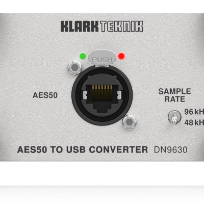 Klark Teknik DN9630 AES50 to USB 2.0 Converter, 48-Channel at 48 kHz