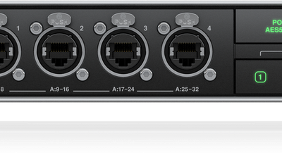 Midas HUB4 Monitor System Hub with 4 PoE Ports, AES50 48 kHz, 16 Analog Outputs