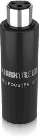 Klark Teknik MIC BOOSTER CT 1 Dynamic Mic Booster with +25 dB Gain Preamp