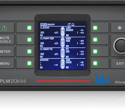 Lab Gruppen PLM 20K44 20,000W 4-Channel Amplifier with Lake DSP for Touring
