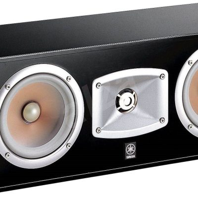 Yamaha Center Channel Speaker NS-C444 250W 2-Way Dual-Woofer - Black