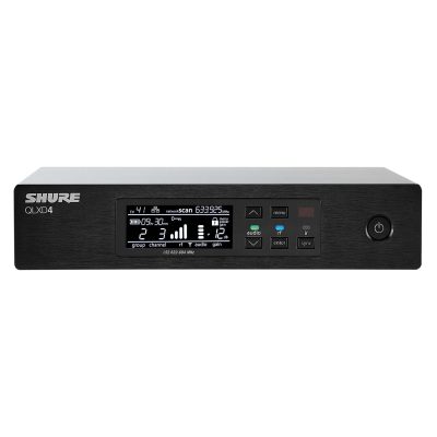 Shure QLXD4UK-K51 Digital Wireless Receiver with 64 MHz Bandwidth