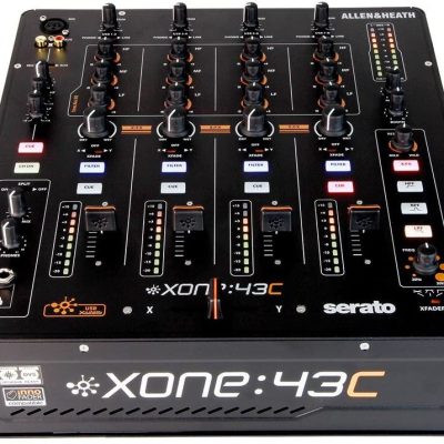 Allen & Heath XONE:43C DJ Mixer with 16-Channel Soundcard and 4 Inputs