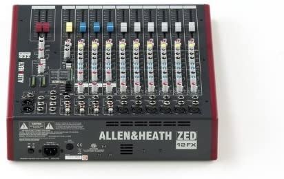 Allen & Heath ZED-12FX Audio Mixer with USB and 16 Effects - Image 2