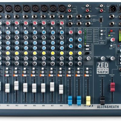 Allen & Heath ZED60-14FX Mixing Console with USB Audio and 16 Effects