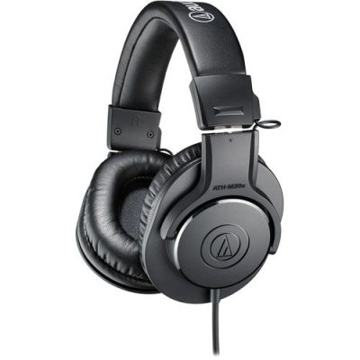 Audio Technica Studio Headphones ATH-M20X 40mm Drivers Closed-Back