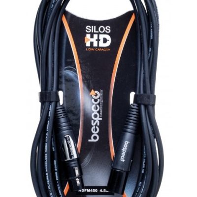 Bespeco Professional XLR Cable HDFM600 6m Male to Female for Studios